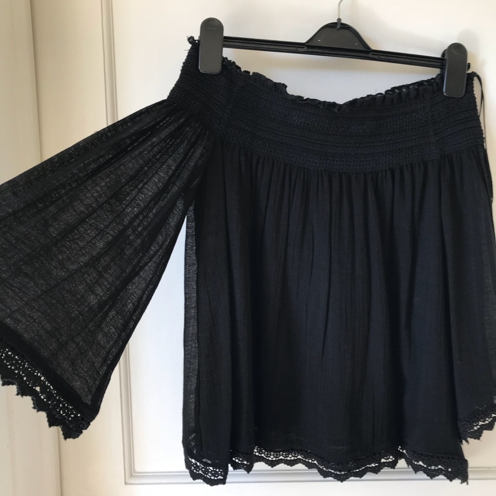 Zara Trafaluc Collection off-the-shoulder blouse